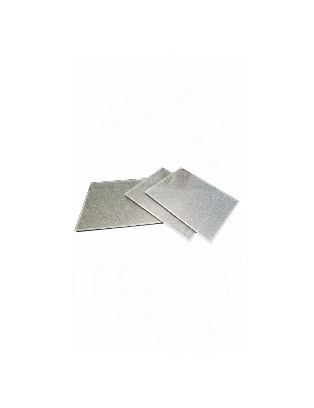 Silver Glitter Glass Coaster & Placemat Set of 4 Sparkle Decors