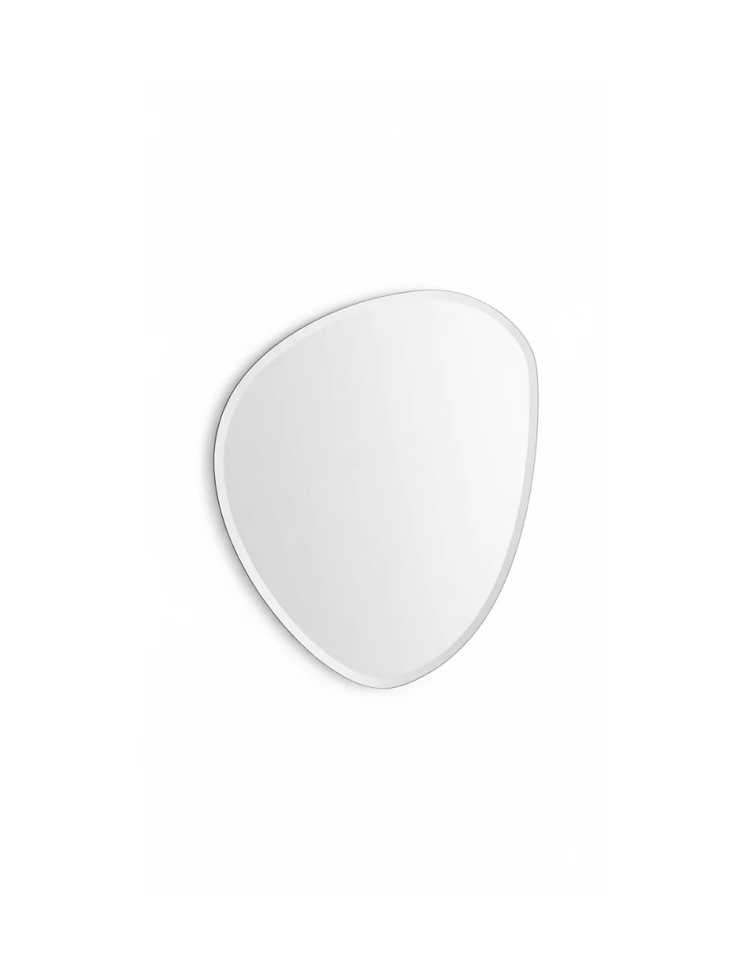 Asymmetric Frameless Wall Mirror – Irregular Tear Drop Design for Modern Homes