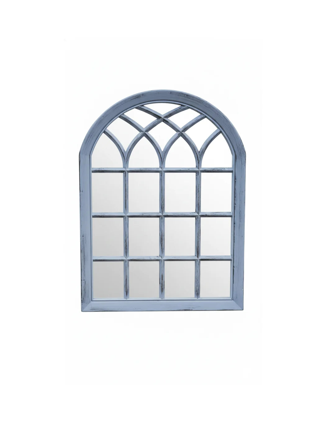 Rustic Arch Brushed Window Mirror – Sparkle Decors