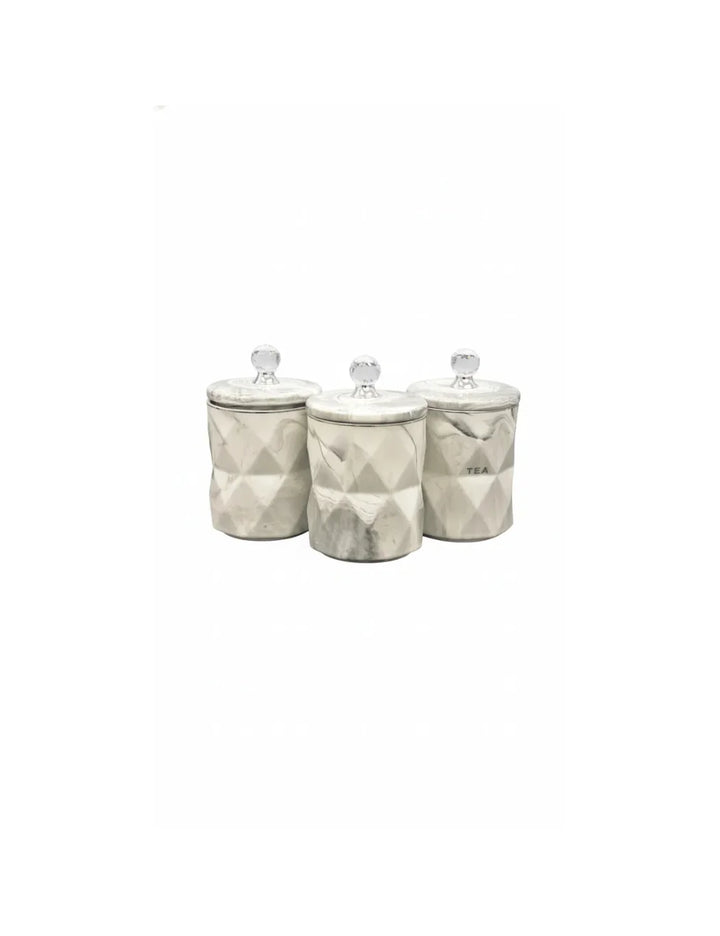 Crystal Diamante Tea Sugar Coffee Canister Set – Sparkle Decors