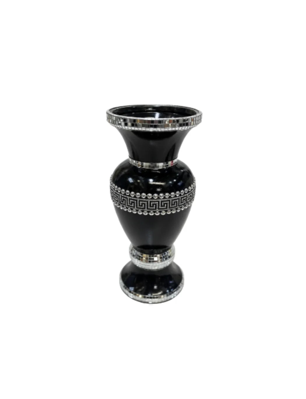 Crystal Mosaic Mirror Ceramic Vase Luxury – Sparkle Decors