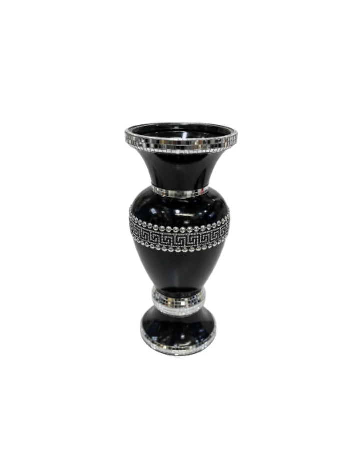 Crystal Mosaic Mirror Ceramic Vase Luxury – Sparkle Decors