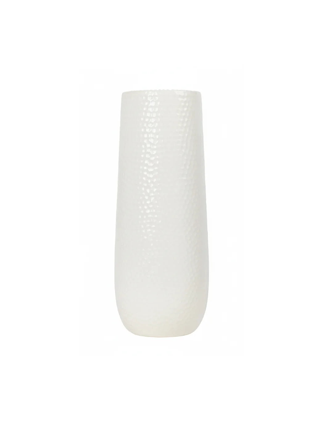 Hammered Matte Ceramic Vase 35cm Modern Home Décor | Sparkle Decors
