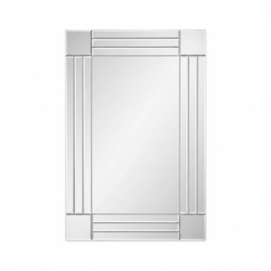 Triple edge frameless wall mirror modern design