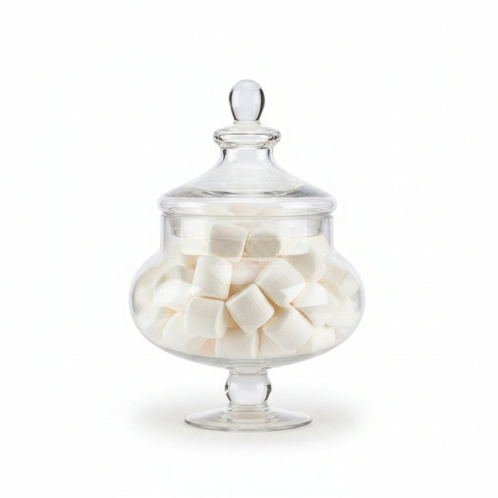 Vintage retro decorative glass storage jar 30cm