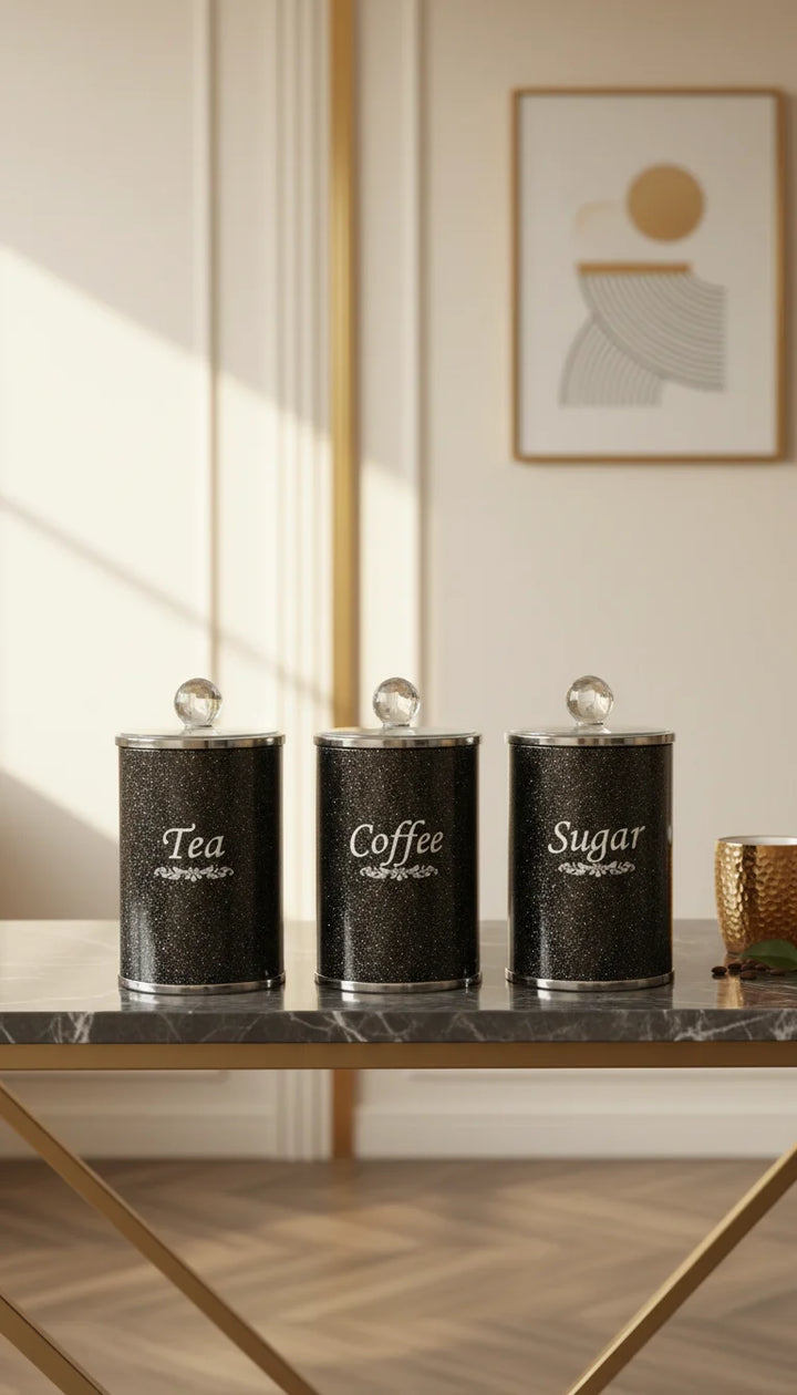 Crushed Jewel Canister Set – Sparkle Decors