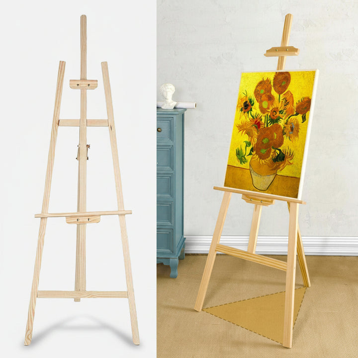 Wooden Tripod Canvas Easel