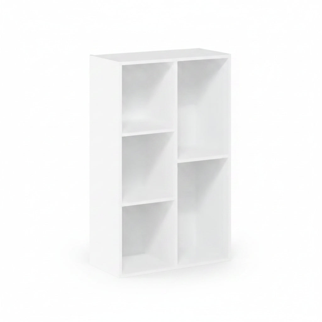 Wooden cube storage shelf unit modern design