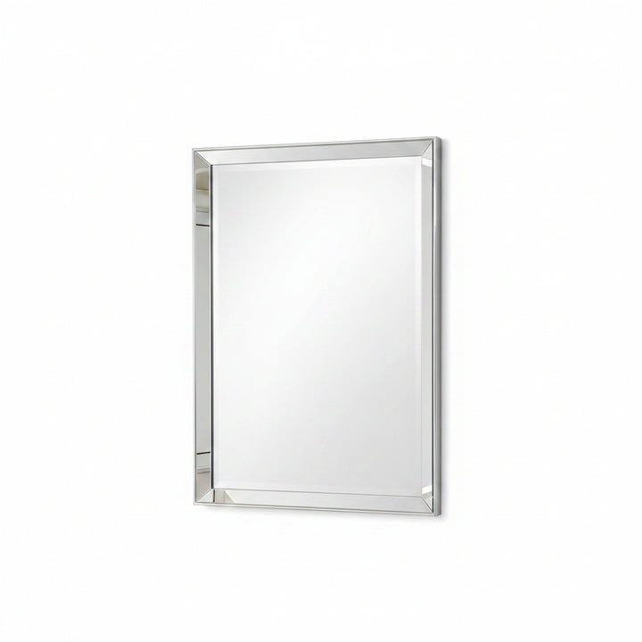 black rectangular wall mirror modern decor