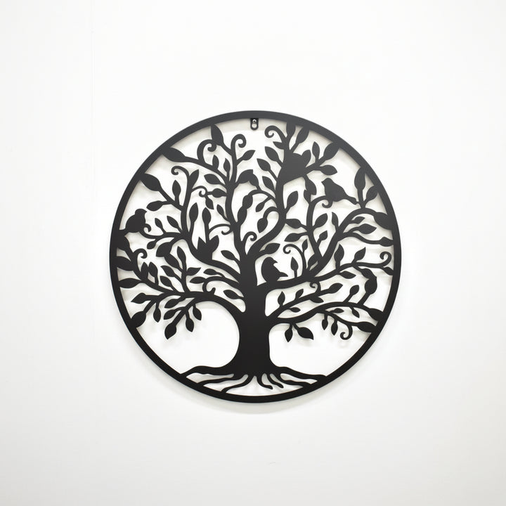 black tree of life metal wall sculpture