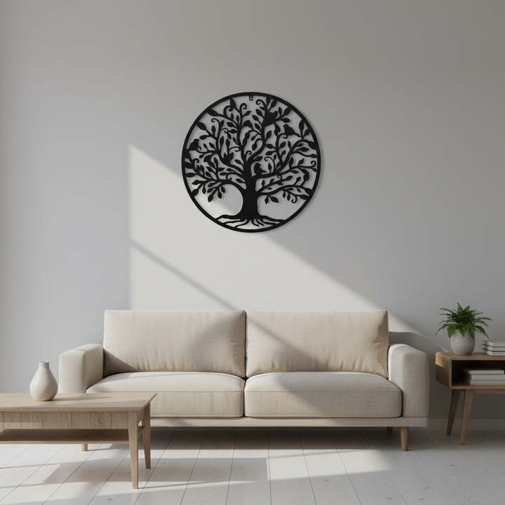 black_tree_of_life_metal_wall_sculpture by sparkle decors