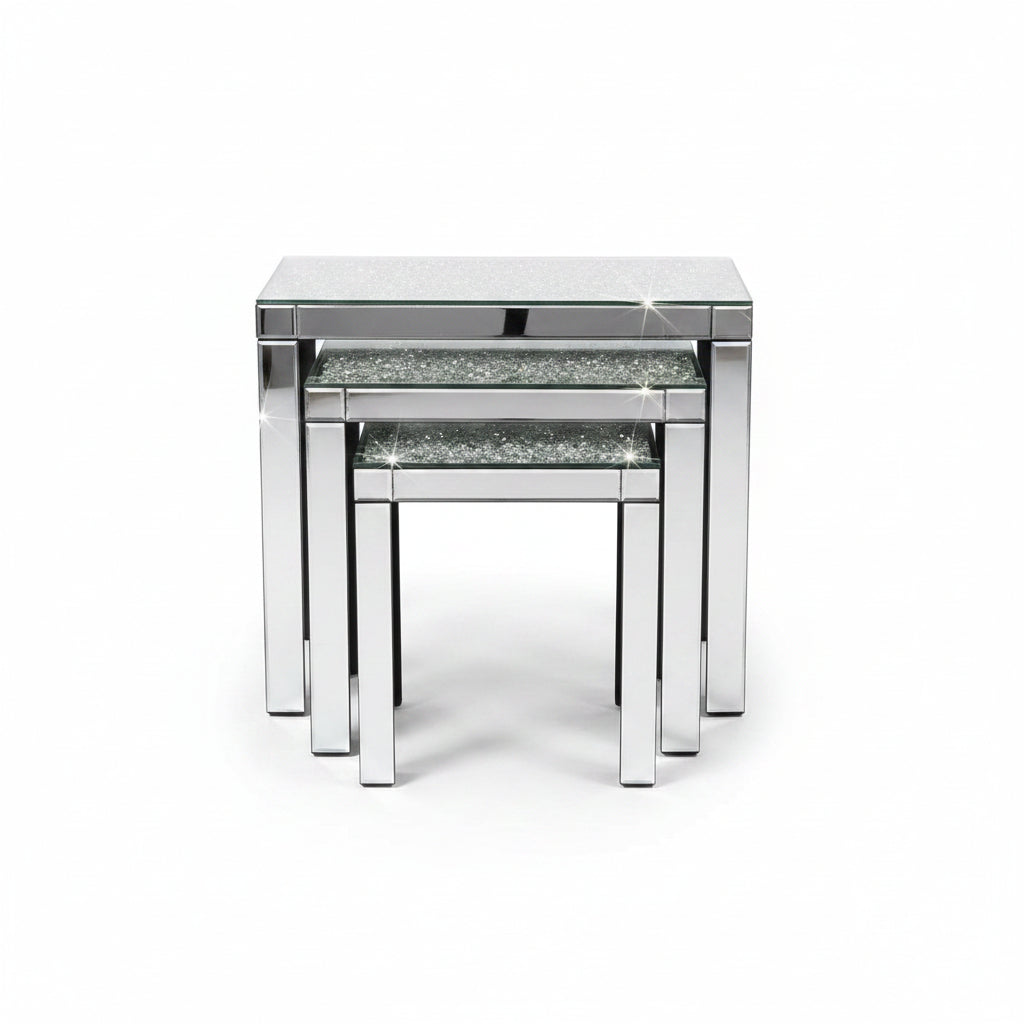 crystal nest coffee tables mirrored furniture