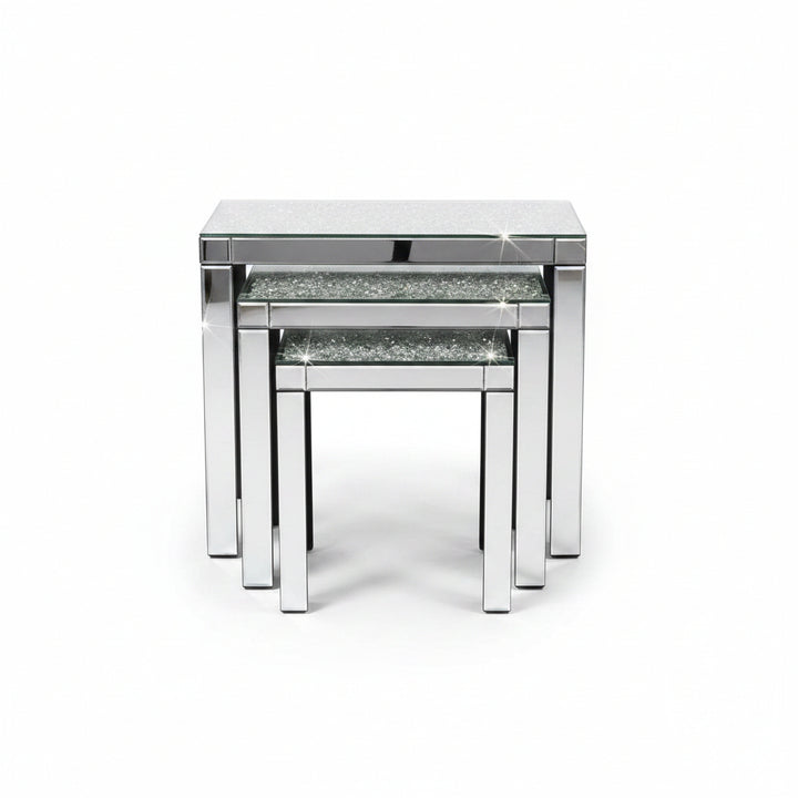 crystal nest coffee tables mirrored furniture