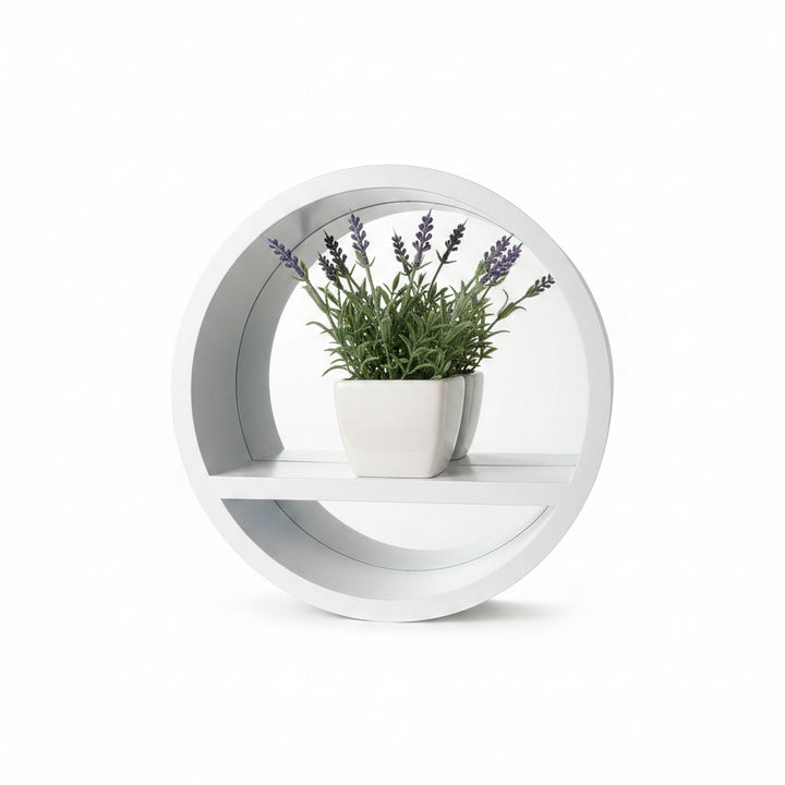 decorative mirror wall shelf modern design