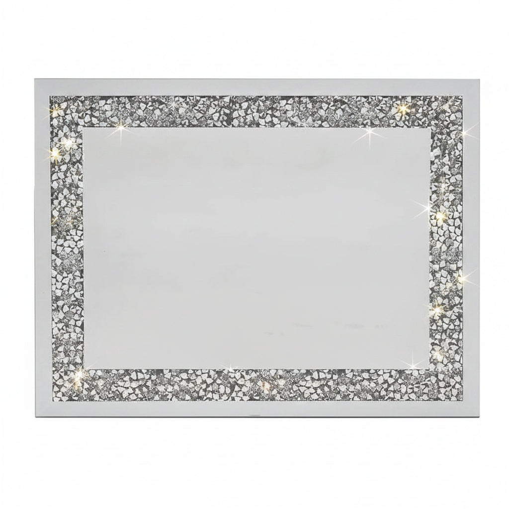 mirrored glitter placemats elegant dining decor