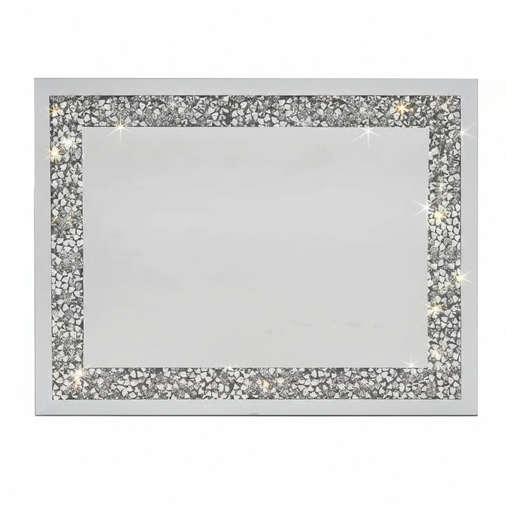 mirrored glitter placemats elegant dining decor