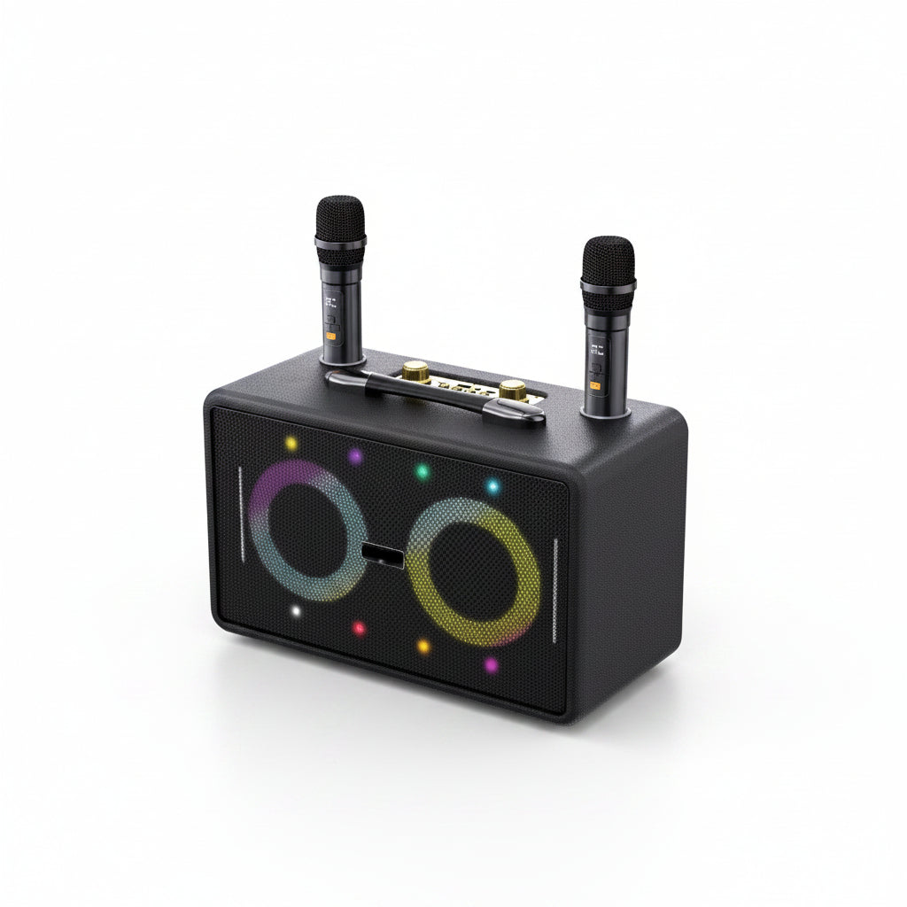 Karaoke machine with 2 wireless microphones BZ003