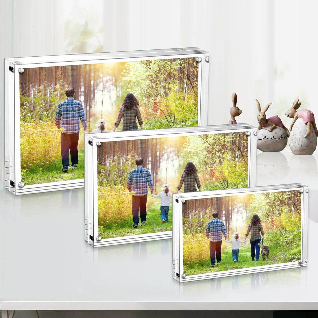 Clear Acrylic Magnetic Photo Frames