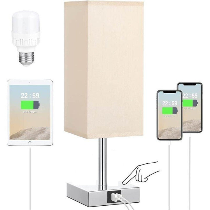 Touch control table lamp USB charging