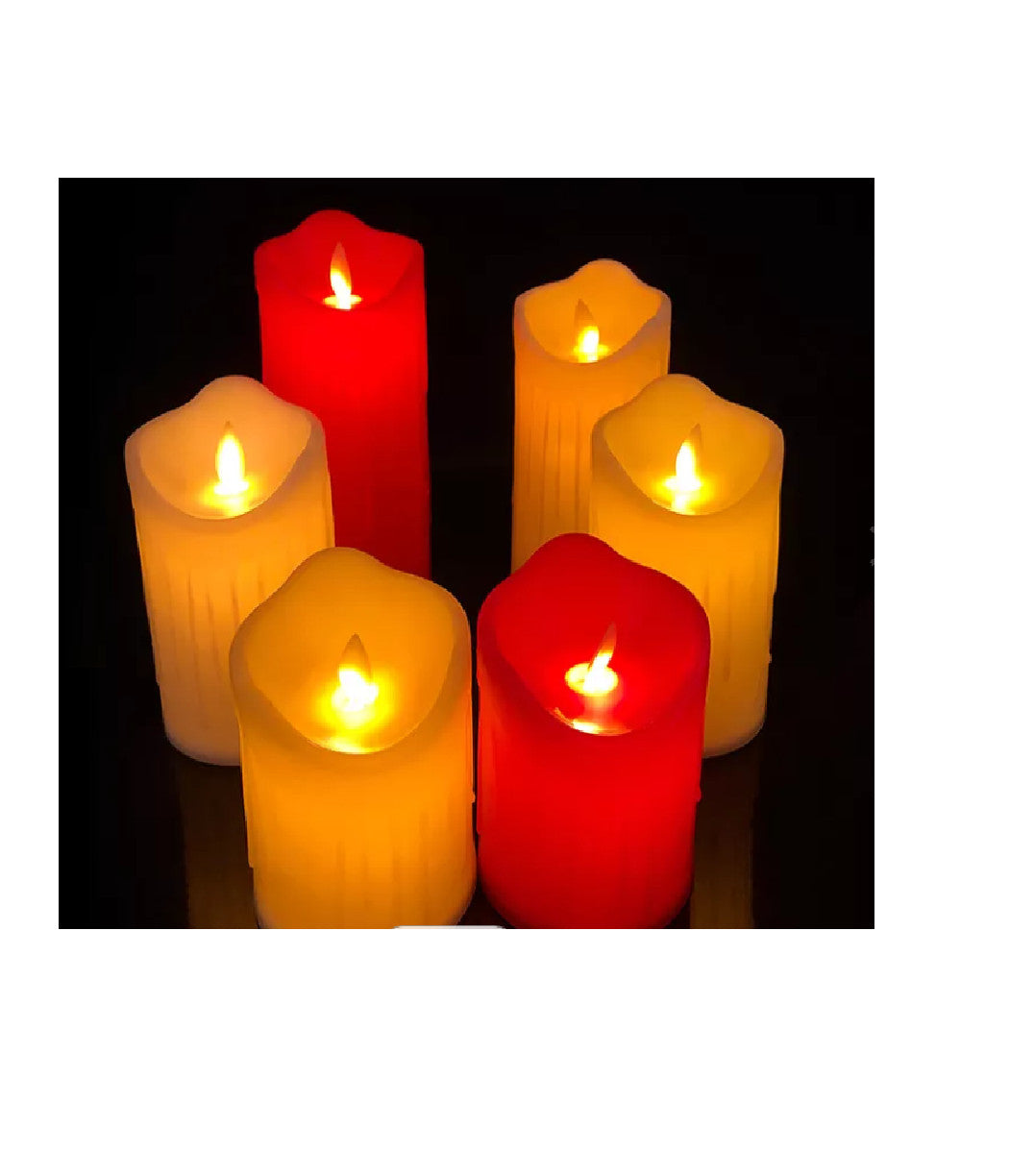 led flameless tea lights warm white decor