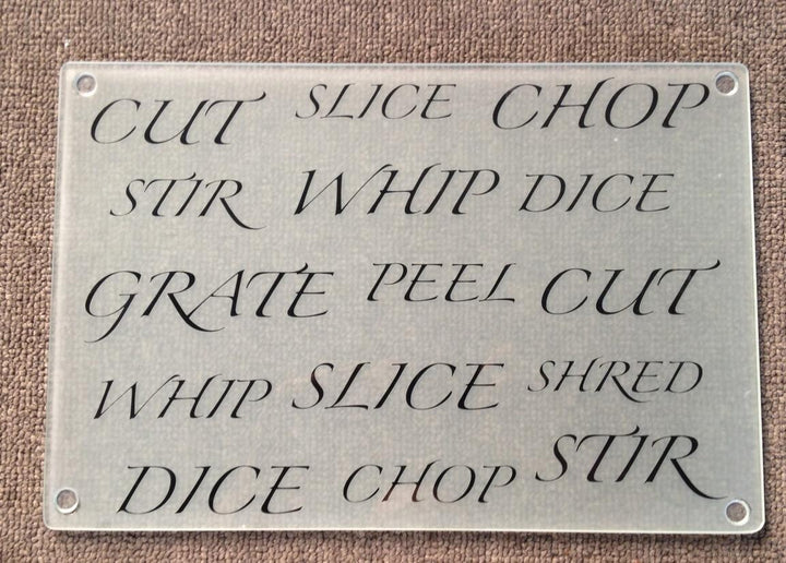 Glass worktop saver 40x30cm