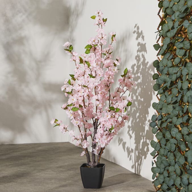 artificial pink cherry blossom tree indoor decor