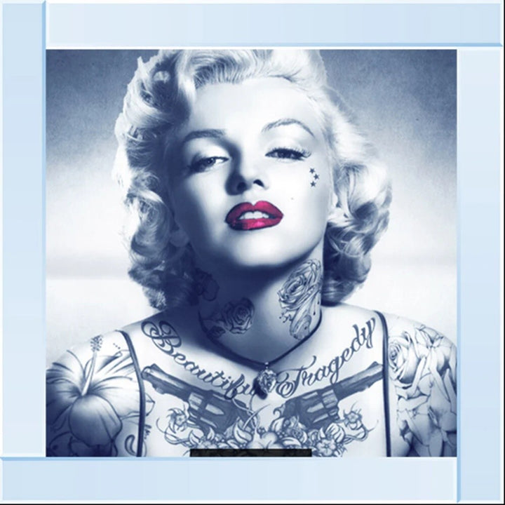 Marilyn glitter liquid art wall décor