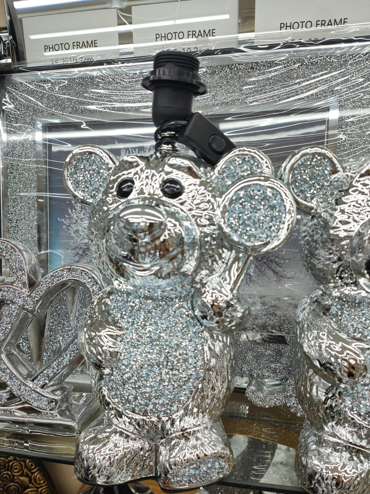 Pooh table lamp crushed jewel