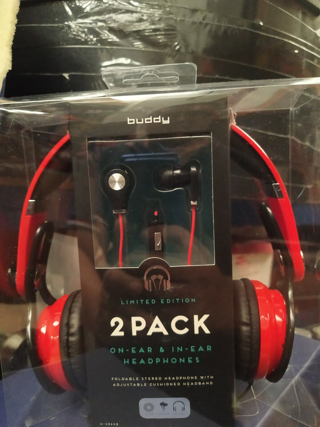 Wired Headset Red Set of 2