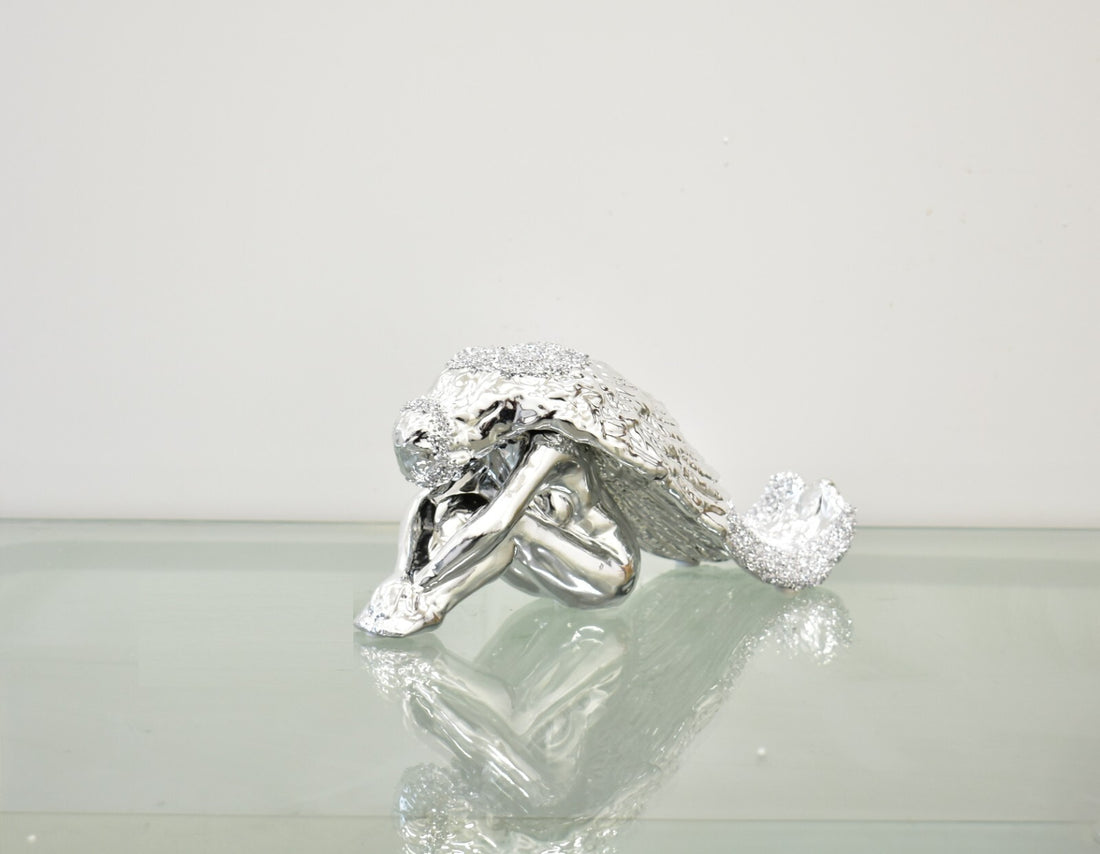 Angel wing crystal ornament decorative piece