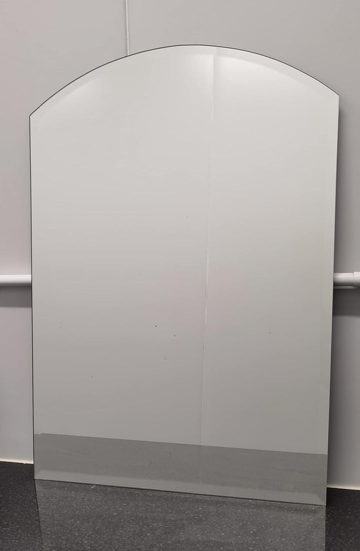 arch bathroom wall mirror elegant frameless mirror decor