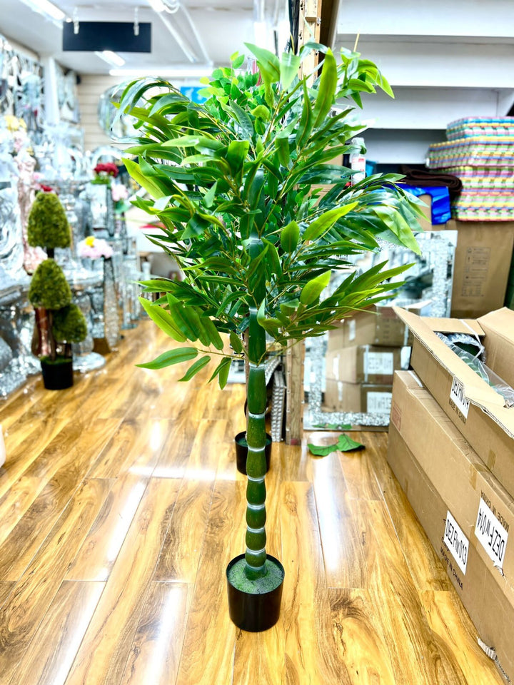 Large cedar artificial tree faux greenery decor