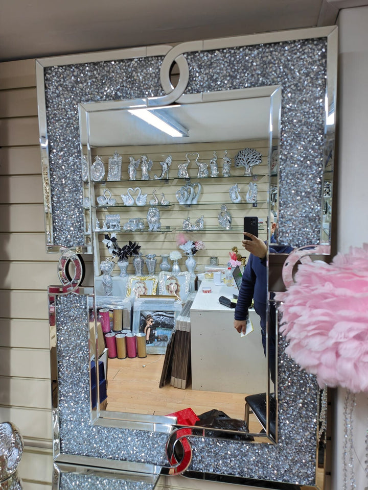 XXL Luxury Jewelled Wall Mirror