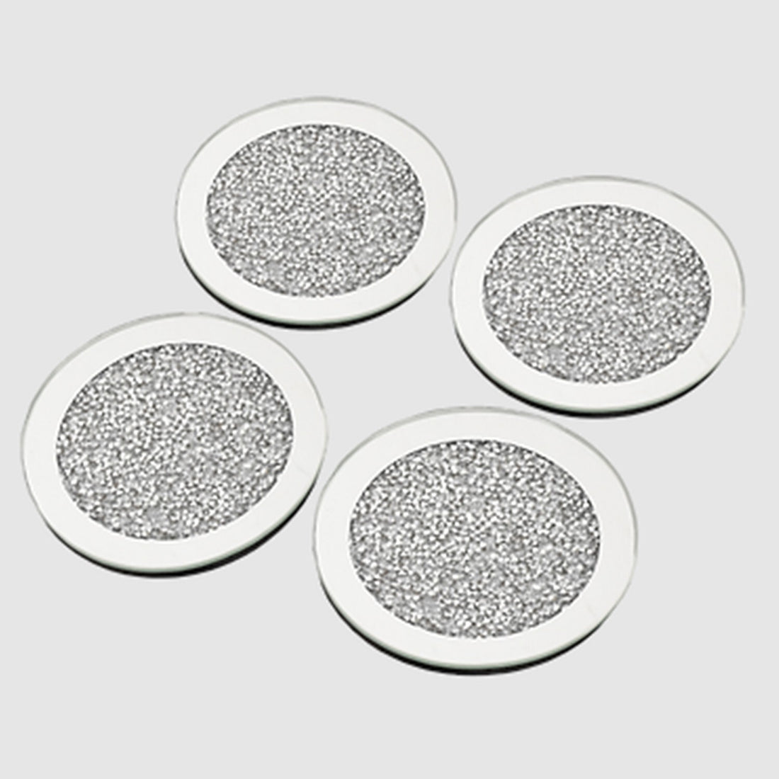 crystal mirror coasters glitter table coasters
