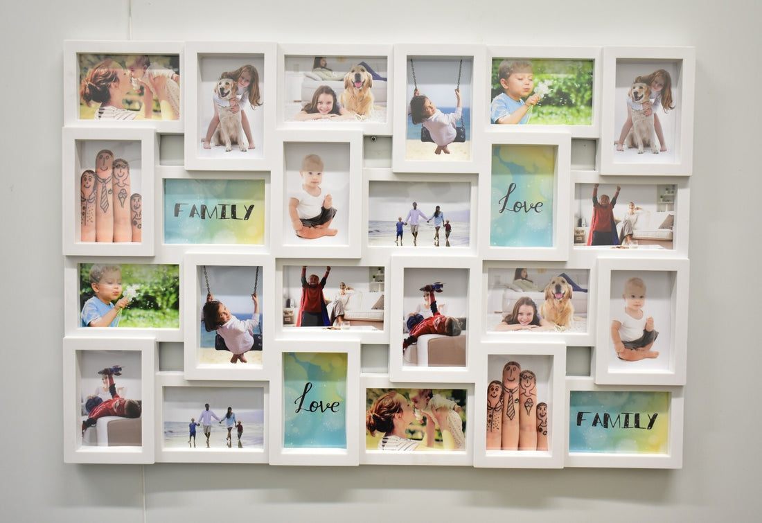 24 aperture multi-photo frame