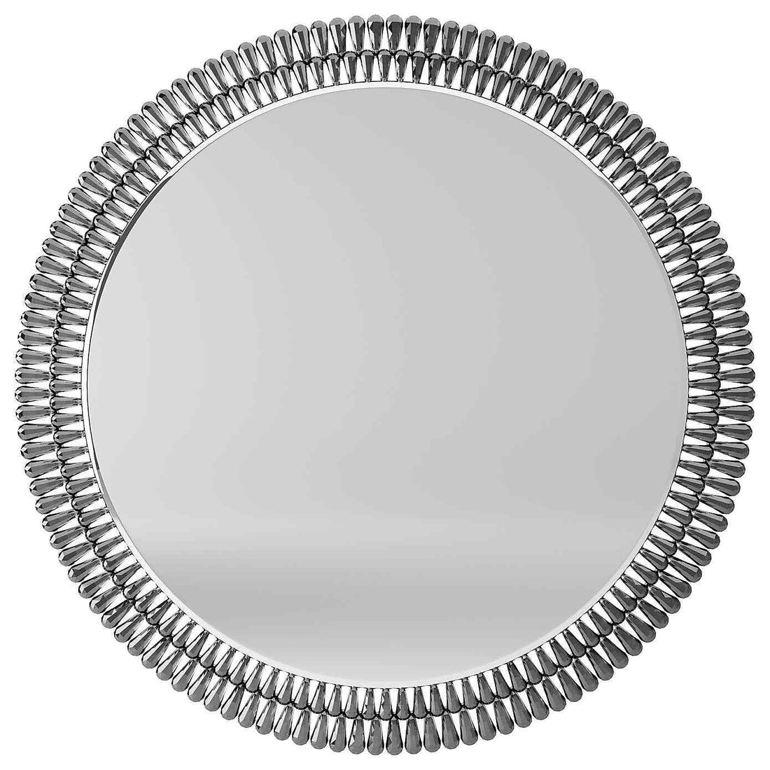 smoked gem edge wall mirror luxury living room bedroom decor