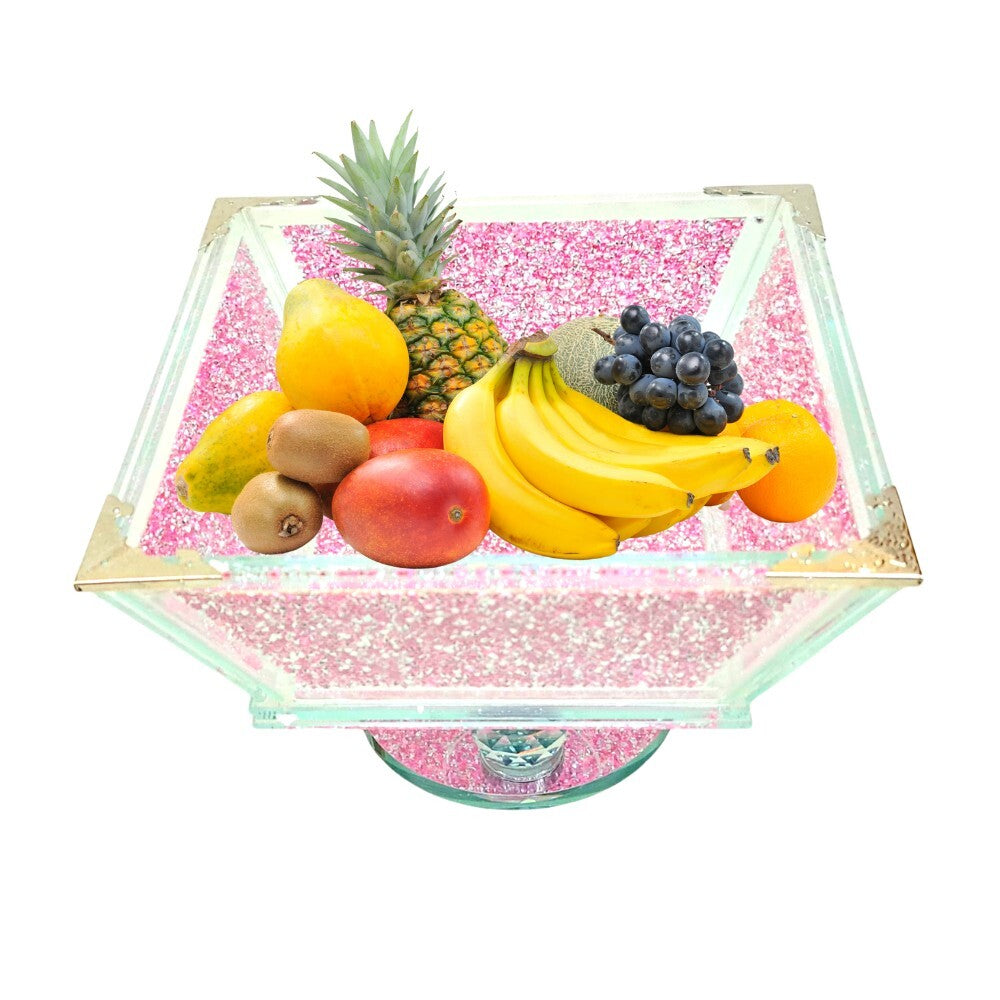 Crystal candy fruit bowl decor