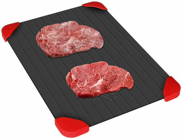 Quick thaw defrost tray aluminium silicon 29x21cm