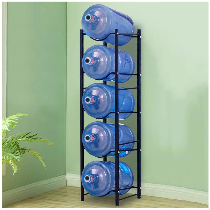 Water cooler bottle rack storage organizer