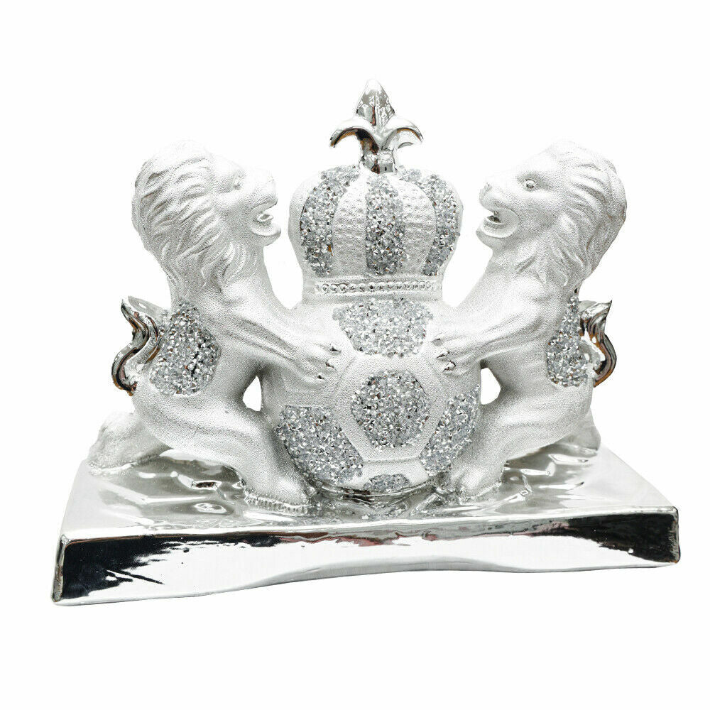 Lion & football sparkle ornament