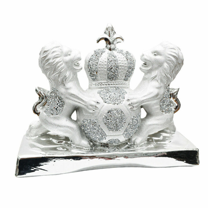 Lion & football sparkle ornament
