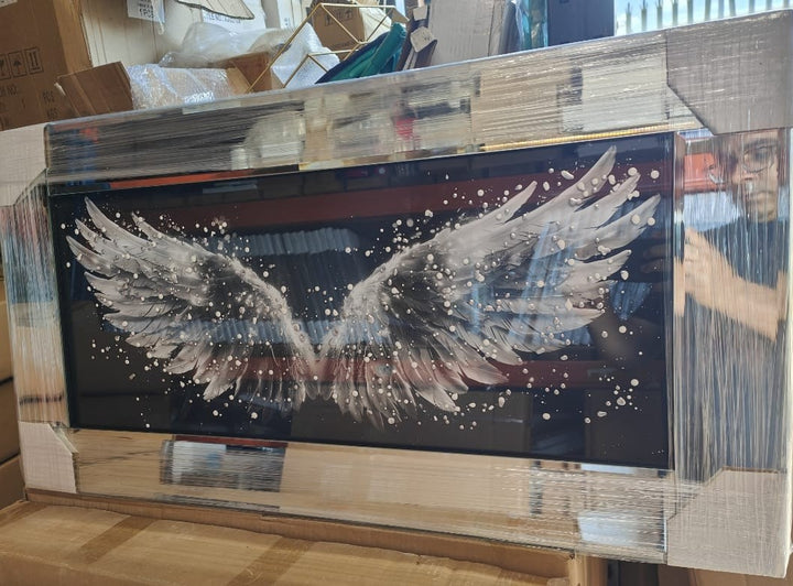 Angel Wings Multicolor Wall Mirror