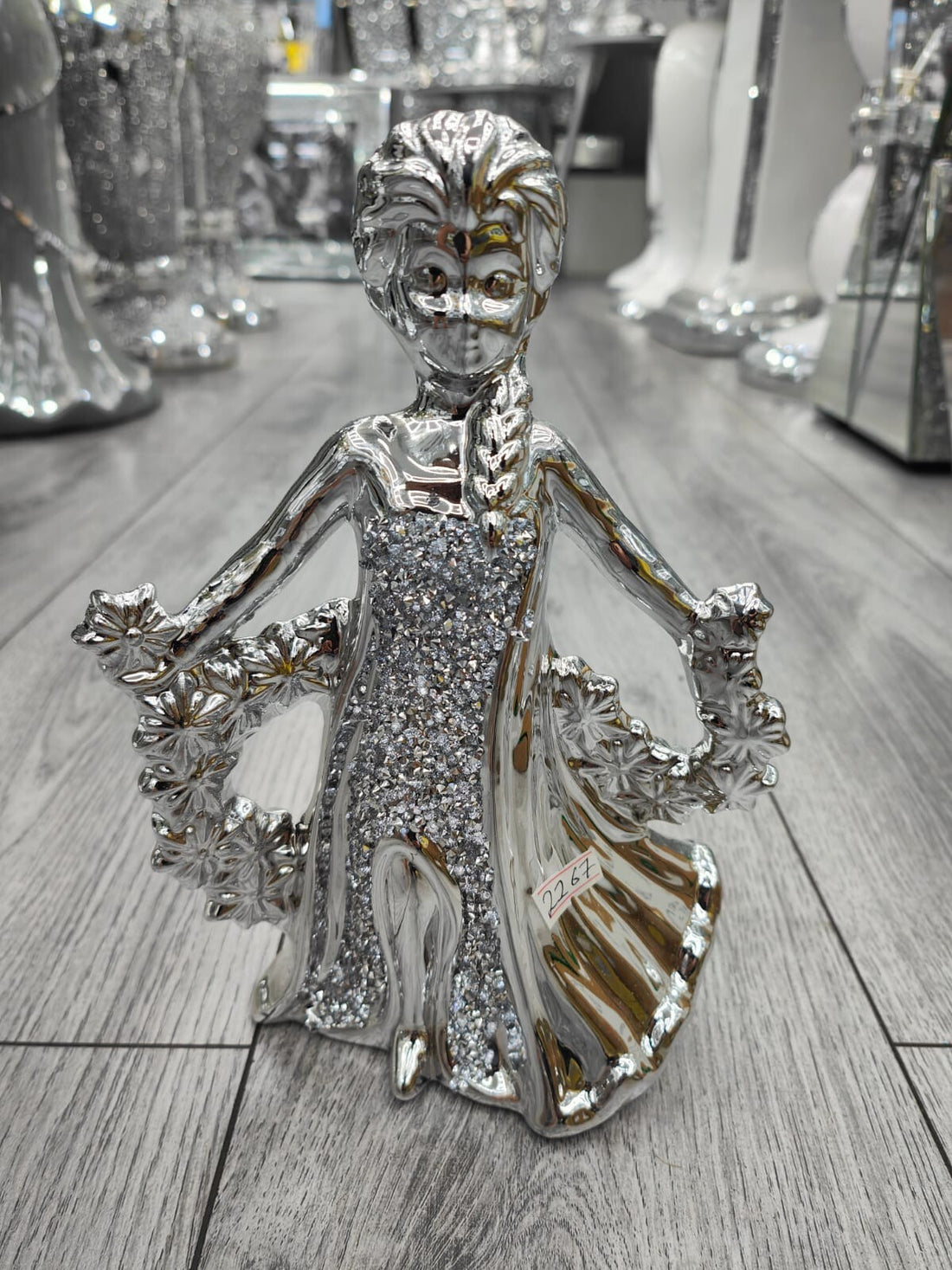 Cinderella crystal gypsy bride ornament