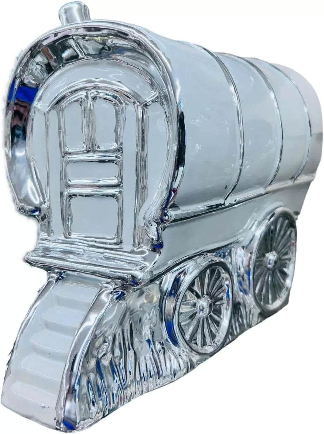 Gypsy caravan decorative ornament silver design