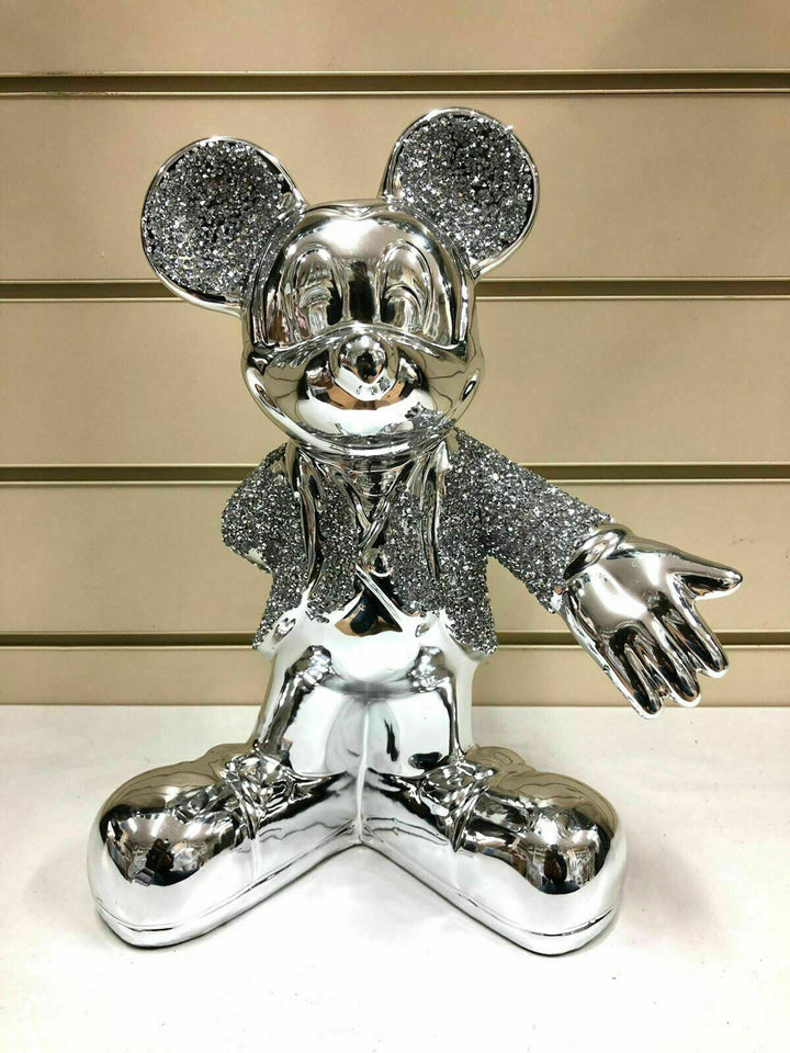 crystal groom silver ornament decor