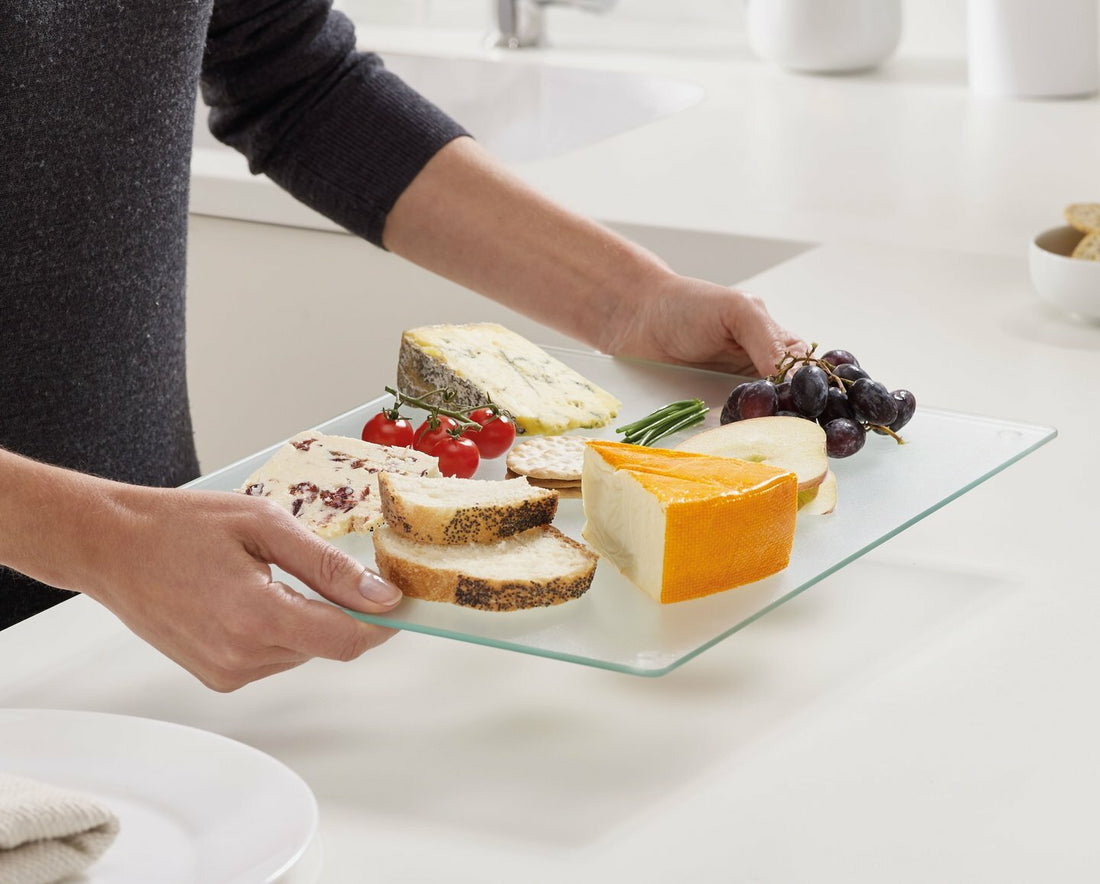 Glass worktop saver chopping board durable surface