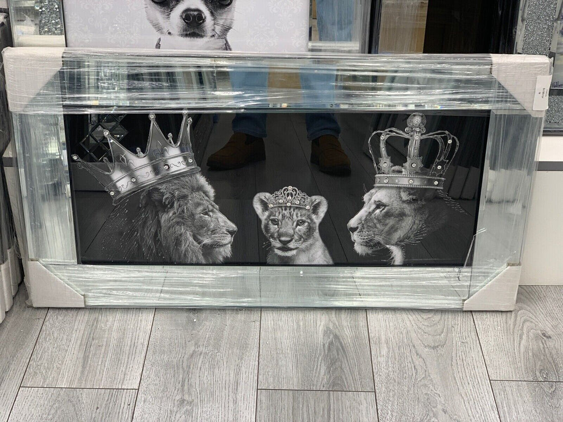 Lion King and Queen Wall Frame S8