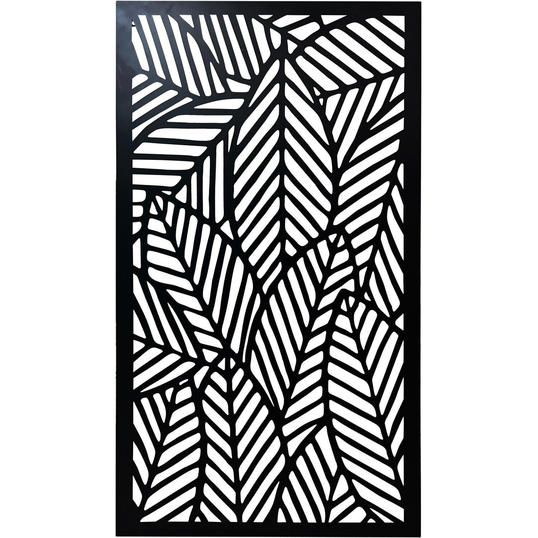 metal wall panel leaf design decor