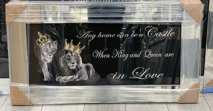 Lion King and Queen Wall Frame S14
