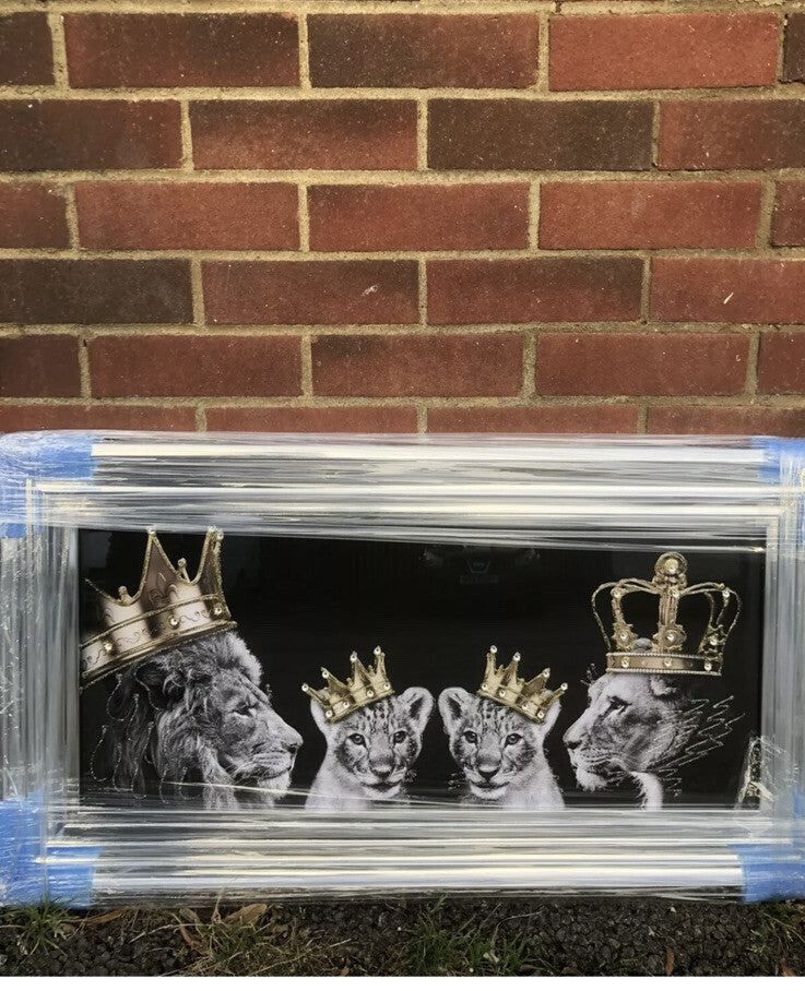 Lion Family Wall Frame 2 Prince